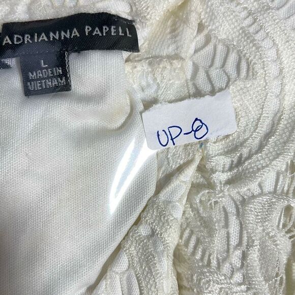 Adrianna Papell sleeveless lace top Size L - Picture 9 of 9